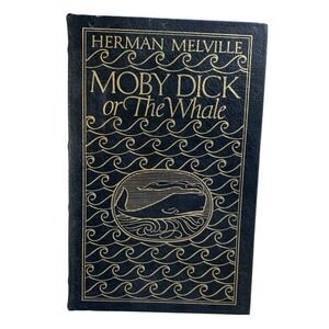 Moby Dick or The Whale Herman Melville Black &‎ Gold Hardcover Book